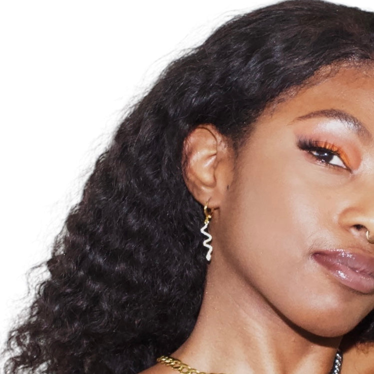 Snake earring | 14k gold plated